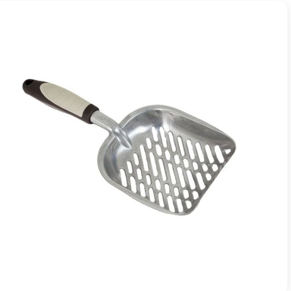 NWT Petmate Silver and Black Cat Litter Scoop